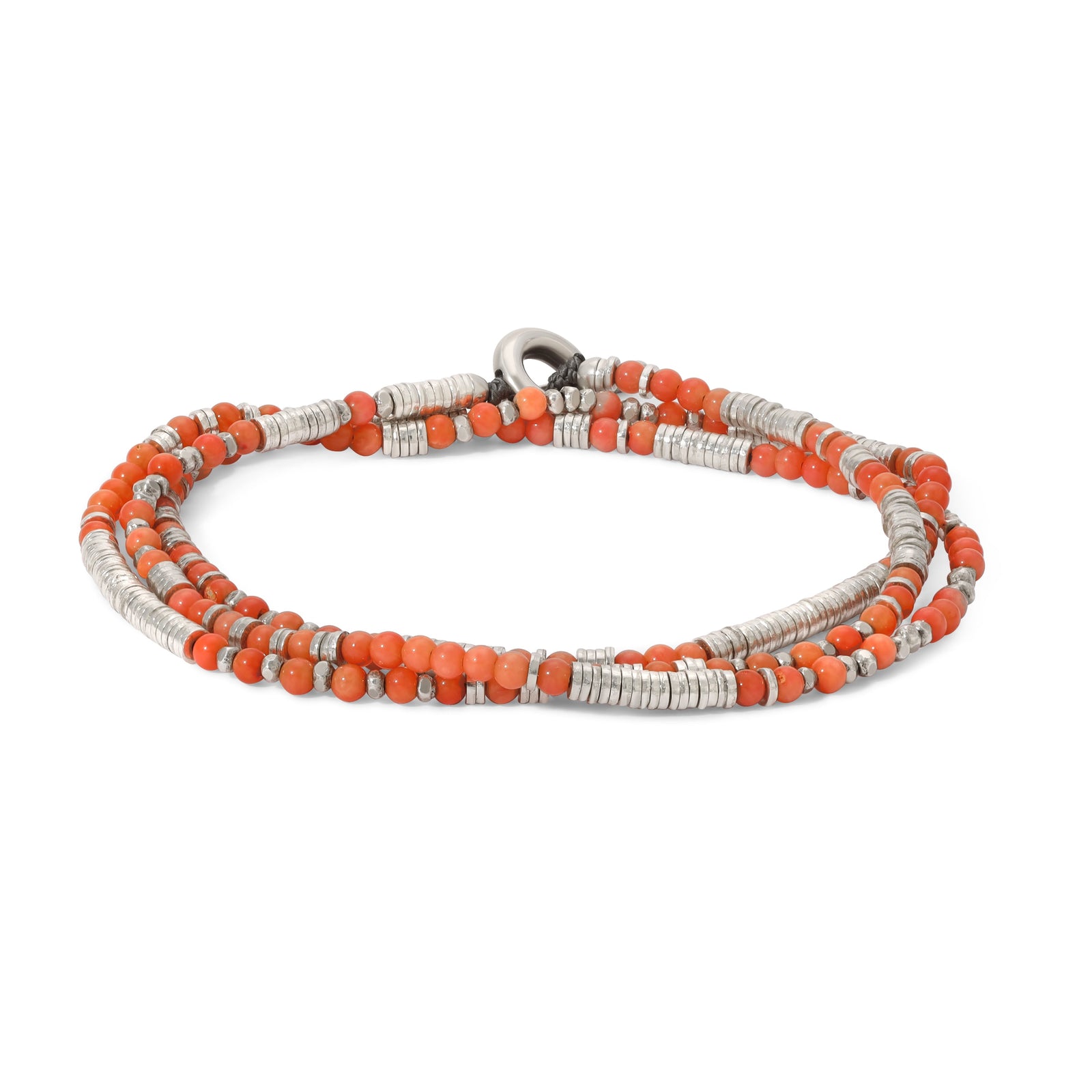 Zion Necklace / Bracelet | Coral | Sterling Silver