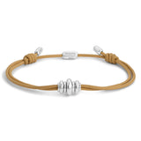 Elio Bracelet Stack | Tan Pattern | Sterling Silver
