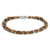 Lurion Bracelet | Two Wrap | Tiger Eye | Sterling Silver