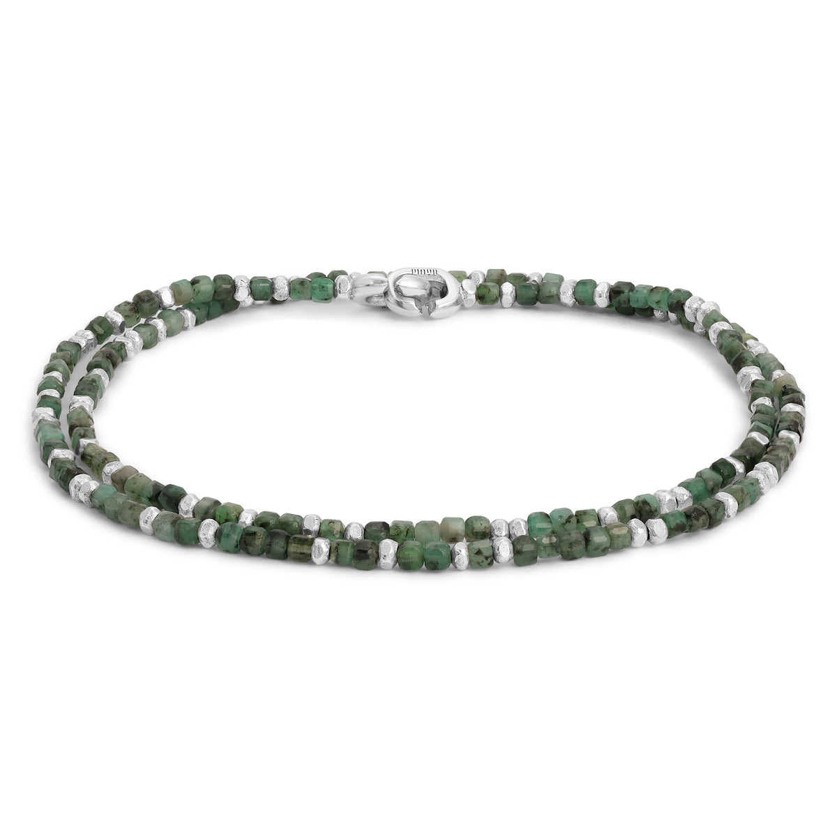 Lurion Bracelet | Two Wrap | Emerald | Sterling Silver – MAOR