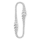 Mic Curb Link Bracelet | 2 Graduating | Sterling Silver