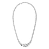 Mic Curb Link Necklace/Bracelet | 1 Graduating | Sterling Silver