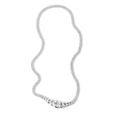 Mic Curb Link Necklace/Bracelet | 1 Graduating | Sterling Silver