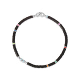 Ashantee Bracelet | Black Pattern | Sterling Silver