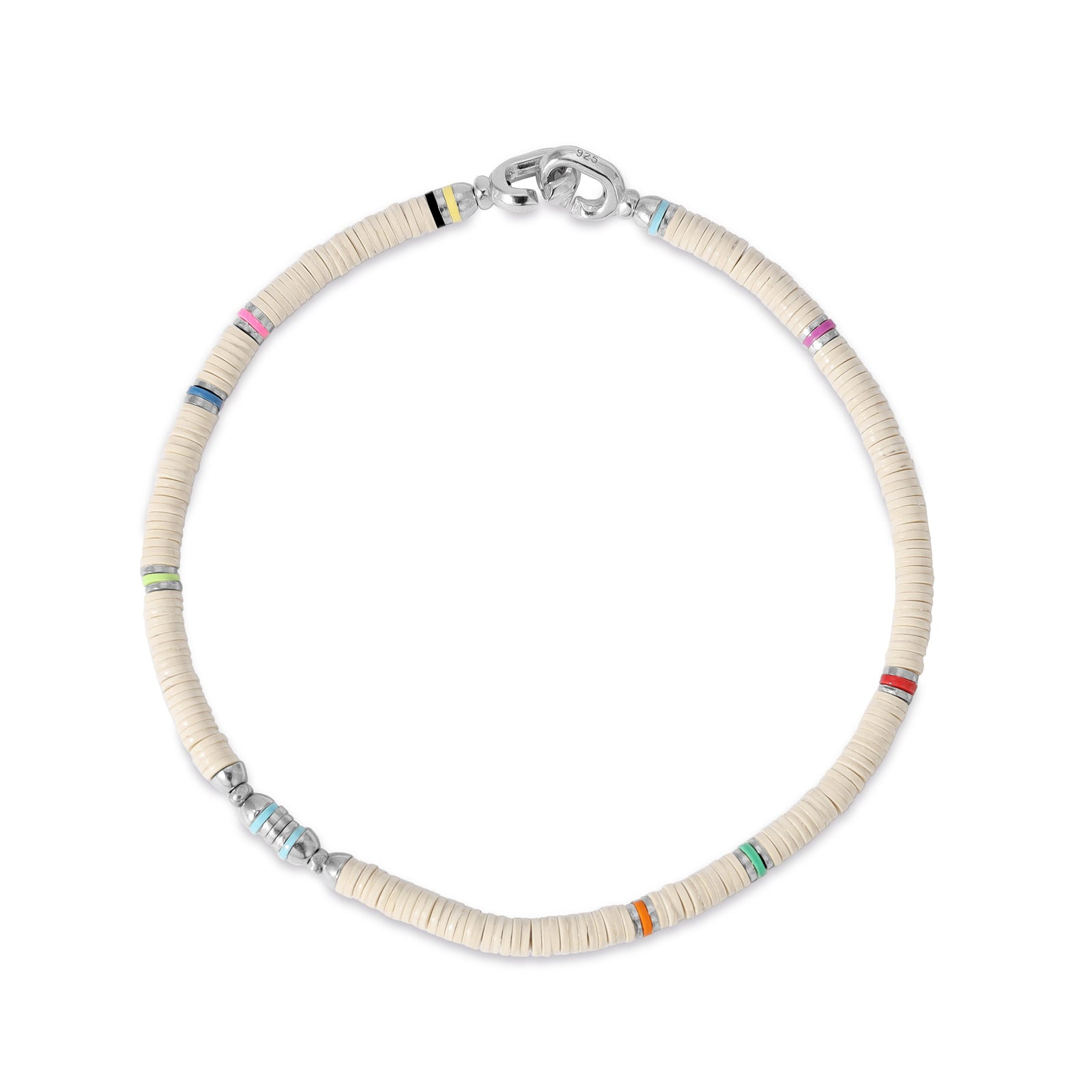 Ashantee Bracelet | Ivory Pattern | Sterling Silver