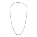 Bradoon Necklace | Mixed Medium Links | Sterling Silver