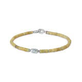 Cherish Bracelet | Beige Afghan Jade | Sterling Silver