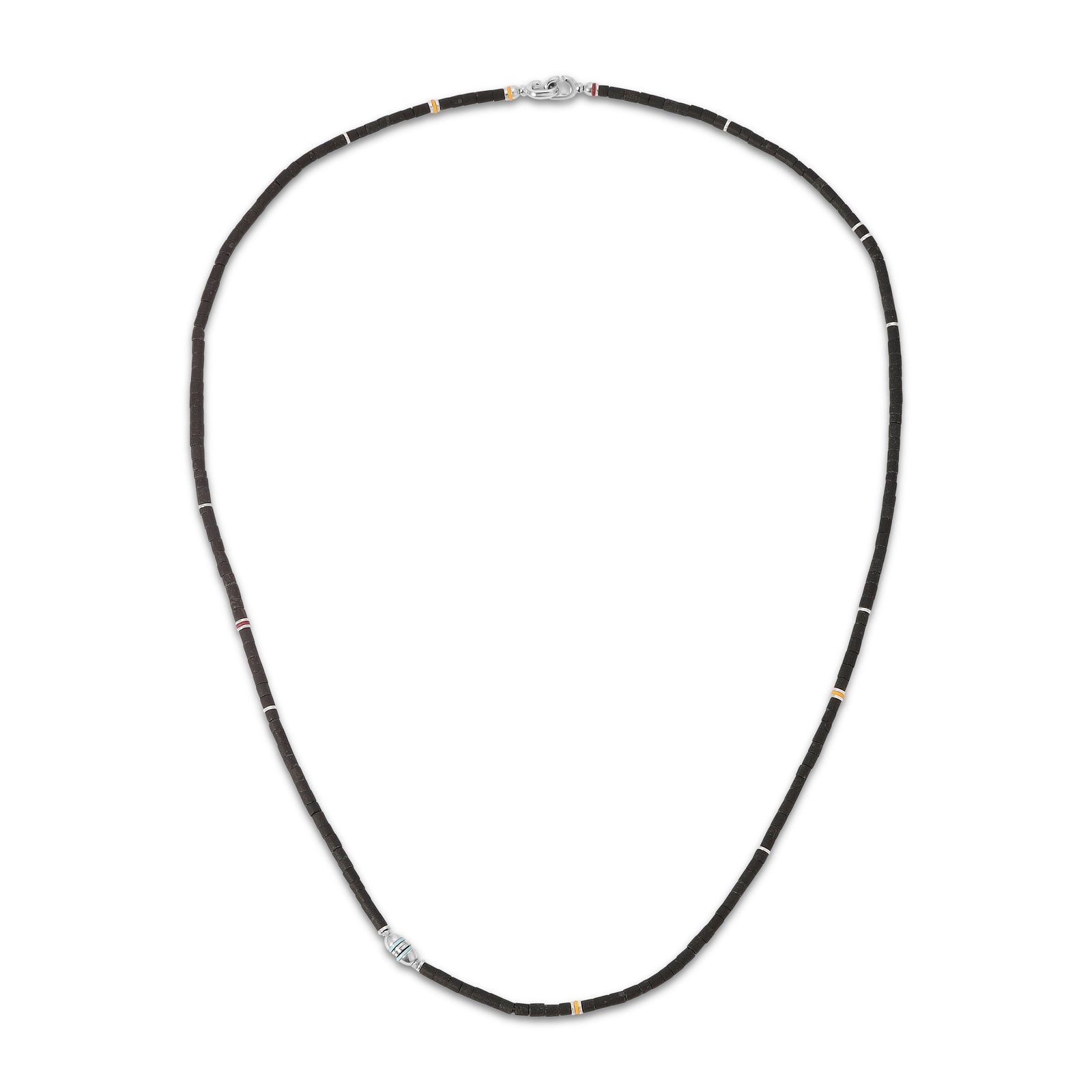 Cherish Necklace | Black Afghan Jade | Sterling Silver