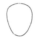 Cherish Necklace | Green Afghan Jade | Sterling Silver