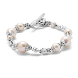 The Corollary Bracelet | White Pearls | Sterling Silver