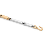 Cuadrangular Bracelet | Mixed Metal