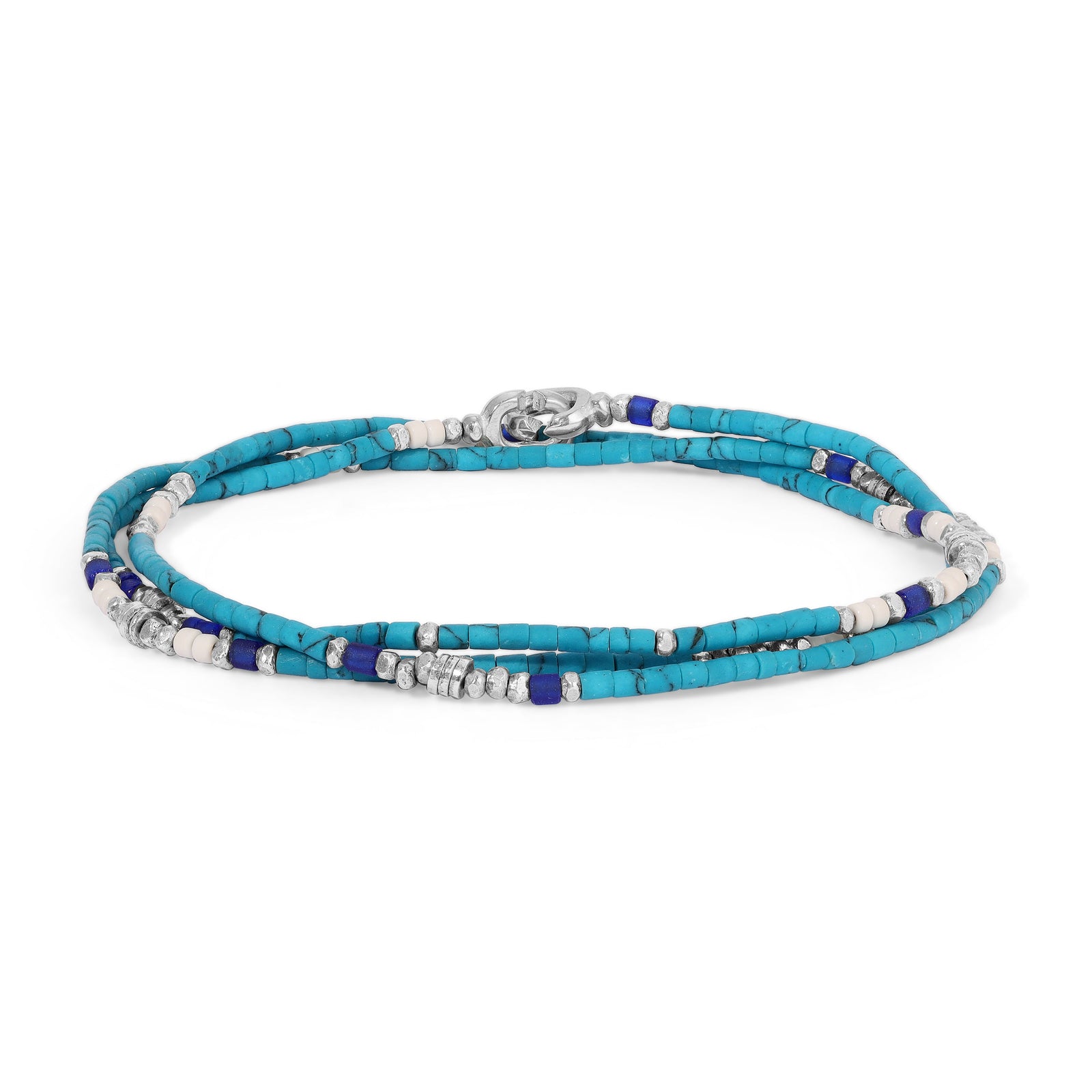 Dashur Necklace / Bracelet | Azure | Sterling Silver