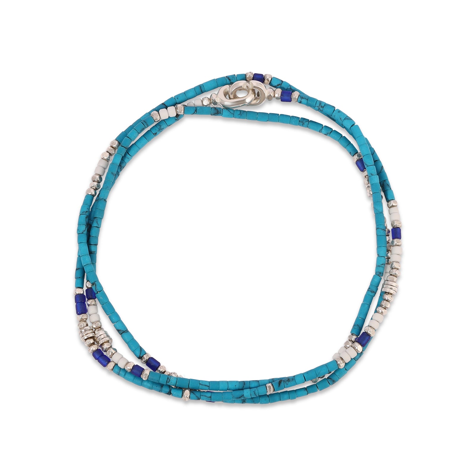 Dashur Necklace / Bracelet | Azure | Sterling Silver