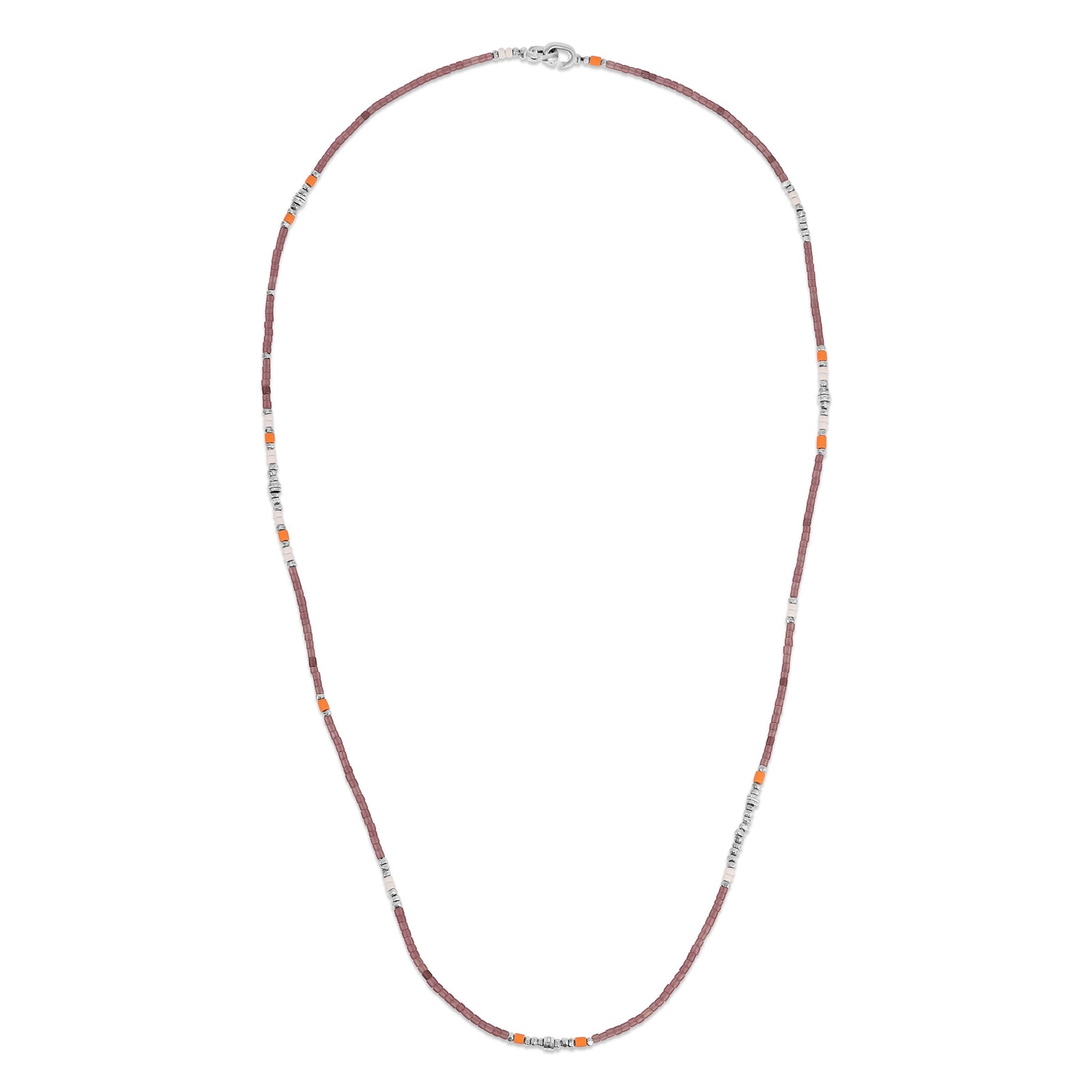 Dashur Necklace / Bracelet | Mauve | Sterling Silver