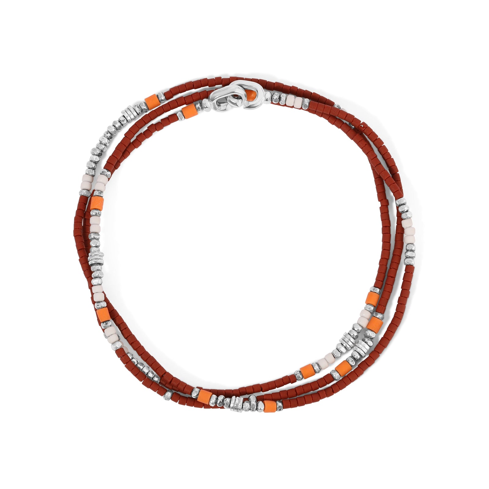 Dashur Necklace / Bracelet | Rust | Sterling Silver