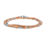 Dashur Necklace / Bracelet | Salmon | Sterling Silver
