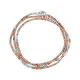 Dashur Necklace / Bracelet | Salmon | Sterling Silver