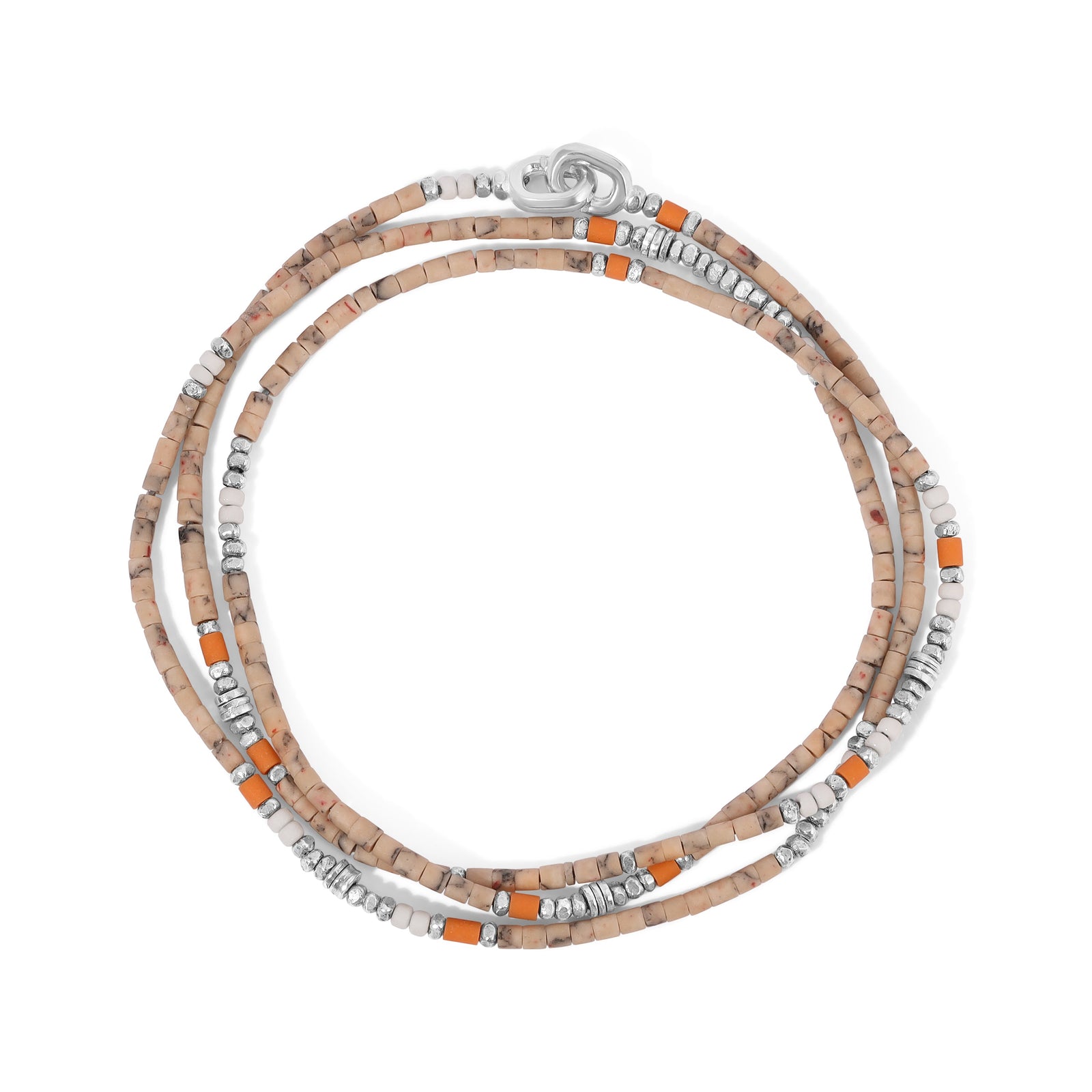 Dashur Necklace / Bracelet | Salmon | Sterling Silver