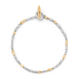 Hokkaido Bracelet | Yellow Gold & Sterling Silver