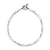Hokkaido Bracelet | White Pearl | Sterling Silver