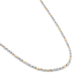 Hokkaido Necklace/Bracelet | Three Wrap | Mixed Metal