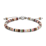 Malli Bracelet | Dark Brown Pattern | Sterling Silver