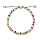 Malli Bracelet | Light blue Pattern | Sterling Silver