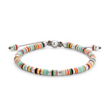 Malli Bracelet | Light blue Pattern | Sterling Silver