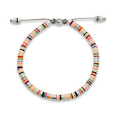 Malli Bracelet | Off White Pattern | Sterling Silver