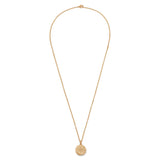Message Pendant Necklace | Empowerment | Yellow Gold | Diamond Detail