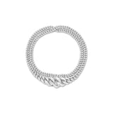Mic Curb Link Necklace/Bracelet | 1 Graduating | Sterling Silver