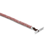 Mini Katta Bracelet | Maroon | Sterling Silver