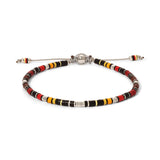 Mini Rizon Bracelet | Burgundy Pattern | Sterling Silver