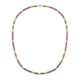 Mini Rizon Necklace/Bracelet| Burgundy Mix | Sterling Silver