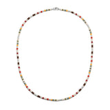 Mini Rizon Necklace/Bracelet | Off White Mix | Sterling Silver