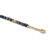 Nell Bracelet | 3.5mm | Pave Detail | Sapphire | Yellow Gold