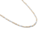 Noix Necklace/Bracelet | Three Wrap | Mixed Metal