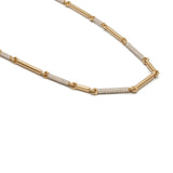 Orion Necklace | Pave Detail | Yellow Gold