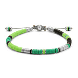 Palli | Light Green Pattern | Sterling Silver