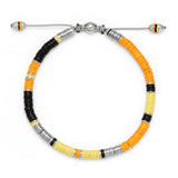 Palli | Orange Pattern | Sterling Silver