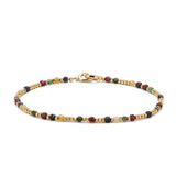 Percep Bracelet | Mix Stones | Yellow Gold
