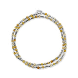 Percep Two Wrap Bracelet | Opal | Sterling Silver