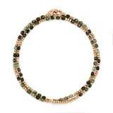 Percep Two Wrap Bracelet | Emerald | Yellow Gold