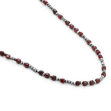 Percep Necklace/Bracelet | Garnet | Sterling Silver