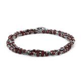 Percep Necklace/Bracelet | Garnet | Sterling Silver