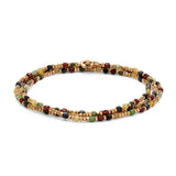 Percep Necklace/Bracelet | Mix Stones | Yellow Gold