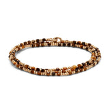 Percep Necklace/Bracelet | Tiger Eye | Yellow Gold