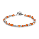 Pilla Bracelet | Carnelian | Sterling Silver