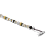 Pilla Bracelet | Green Jade | Sterling Silver
