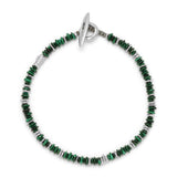 Pillon Bracelet | Malachite | Sterling Silver